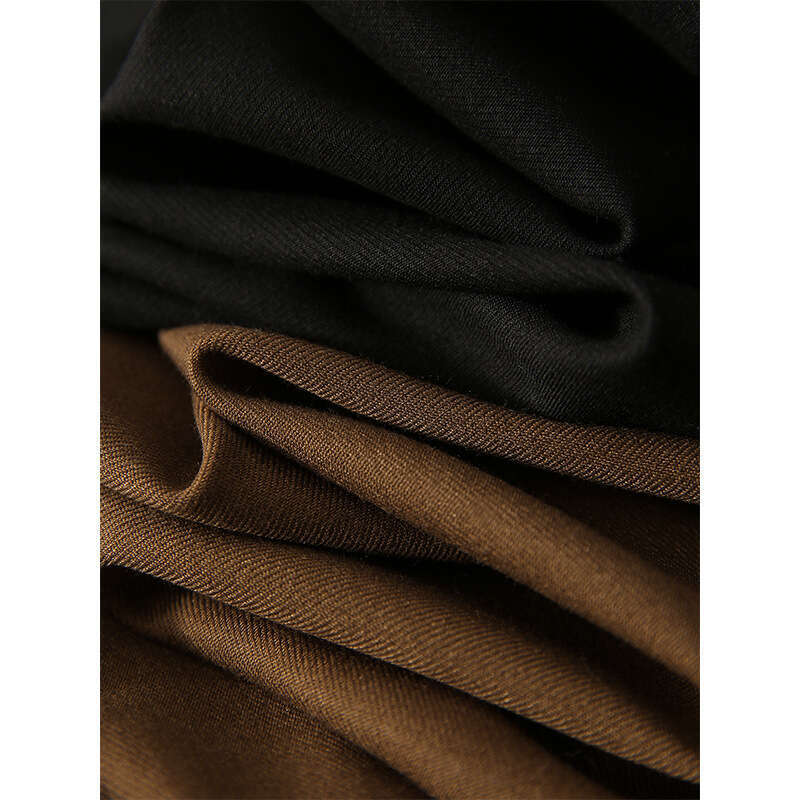 French High-Waisted Flared Midi Skirt, New Fashion Women's Clothing For Spring Autumn, Autumn And Winter Long Skirt B5