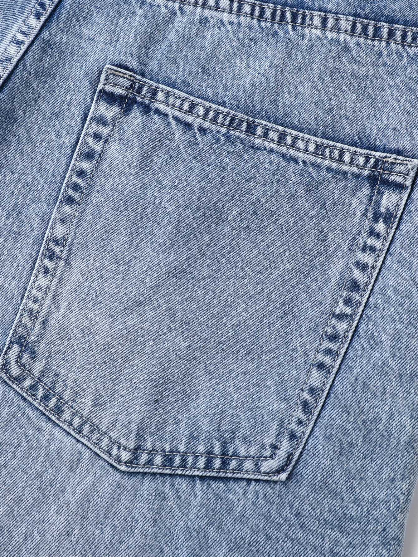 Mens Loose Fit Denim Jeans Vintage Light Blue Wash Comfortable Casual Pants for Everyday Wear Trendy and Stylish W250905