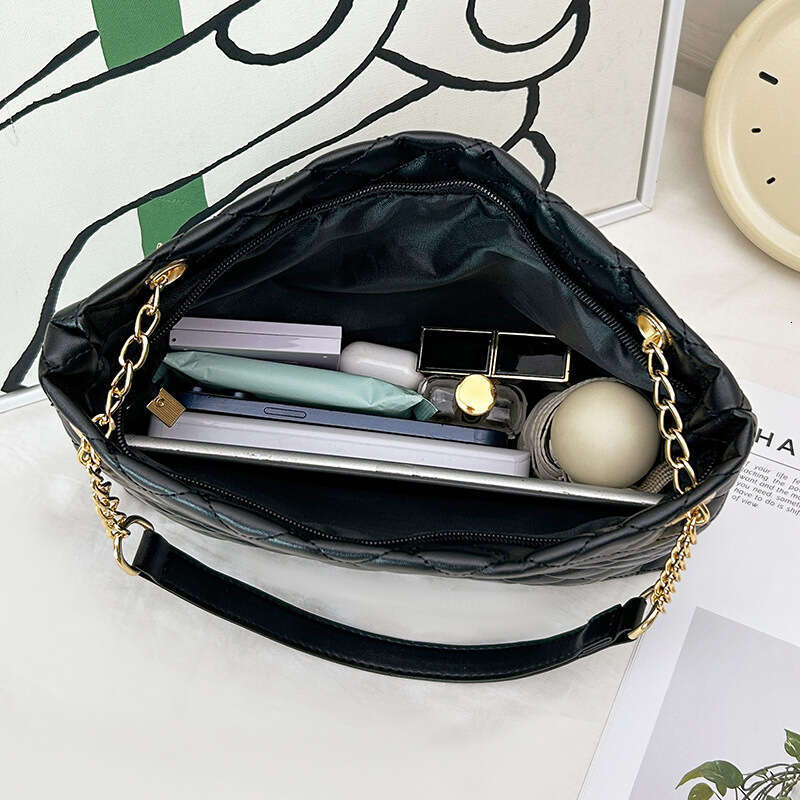 Capacity Mommy 2024 New Women's Two-Piece Set Shoulder Printed Quilted Large Bag