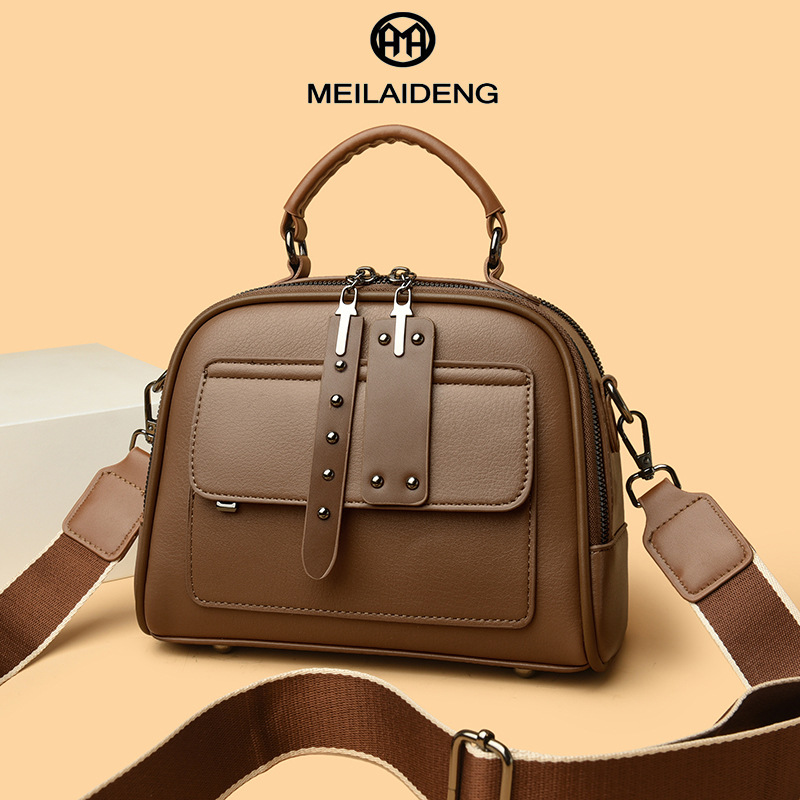 Popular Trendy Stylish Versatile High-End Feel Multi-Layer Practical Niche Design Women's Handbag And Crossbody Bag