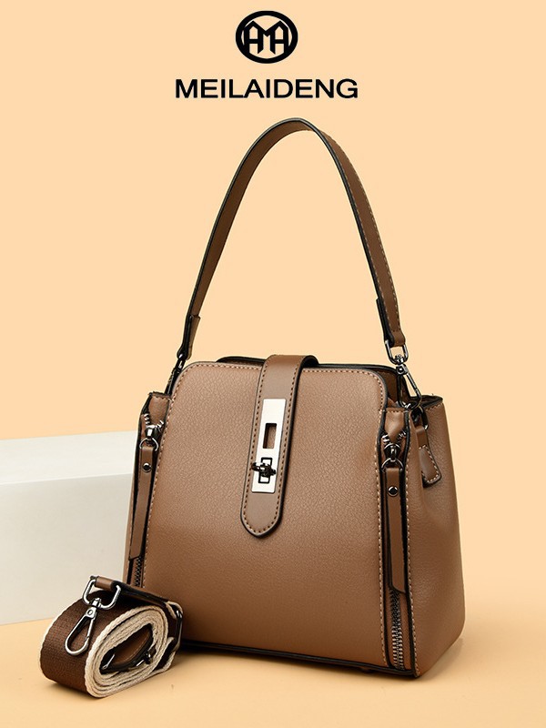 2025 New Style Fashion Women's Handbags High-End Versatile Shoulder Bucket Large-Capacity Crossbody Bags