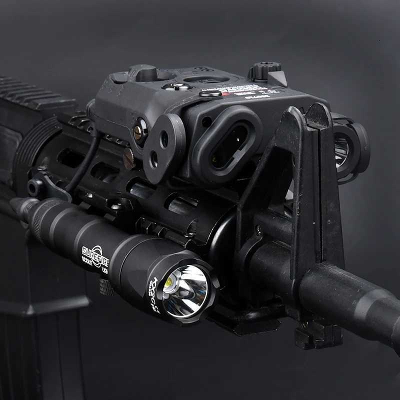 WADSN Tactical PEQ 15 RedGreenBlue Laser SF M300AM600C Flashlight AXON Remote Sitch Set IR Fill Light For Airsoft HuntingXJ250905