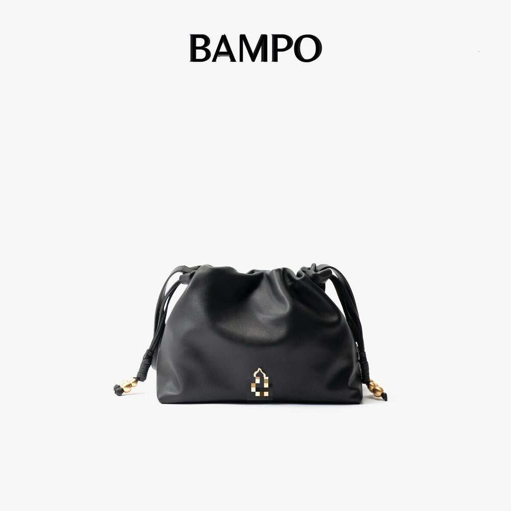 BAMPO Banpo Women's Cloud Small Size Top Layer Cowhide Underarm Single Shoulder 2025 New Trash Crossbody Bag