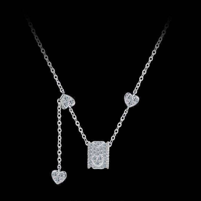 Niche Light High-End Feel Pure Sier Necklace Versatile Clavicle Chain Design Non-Fading Choker