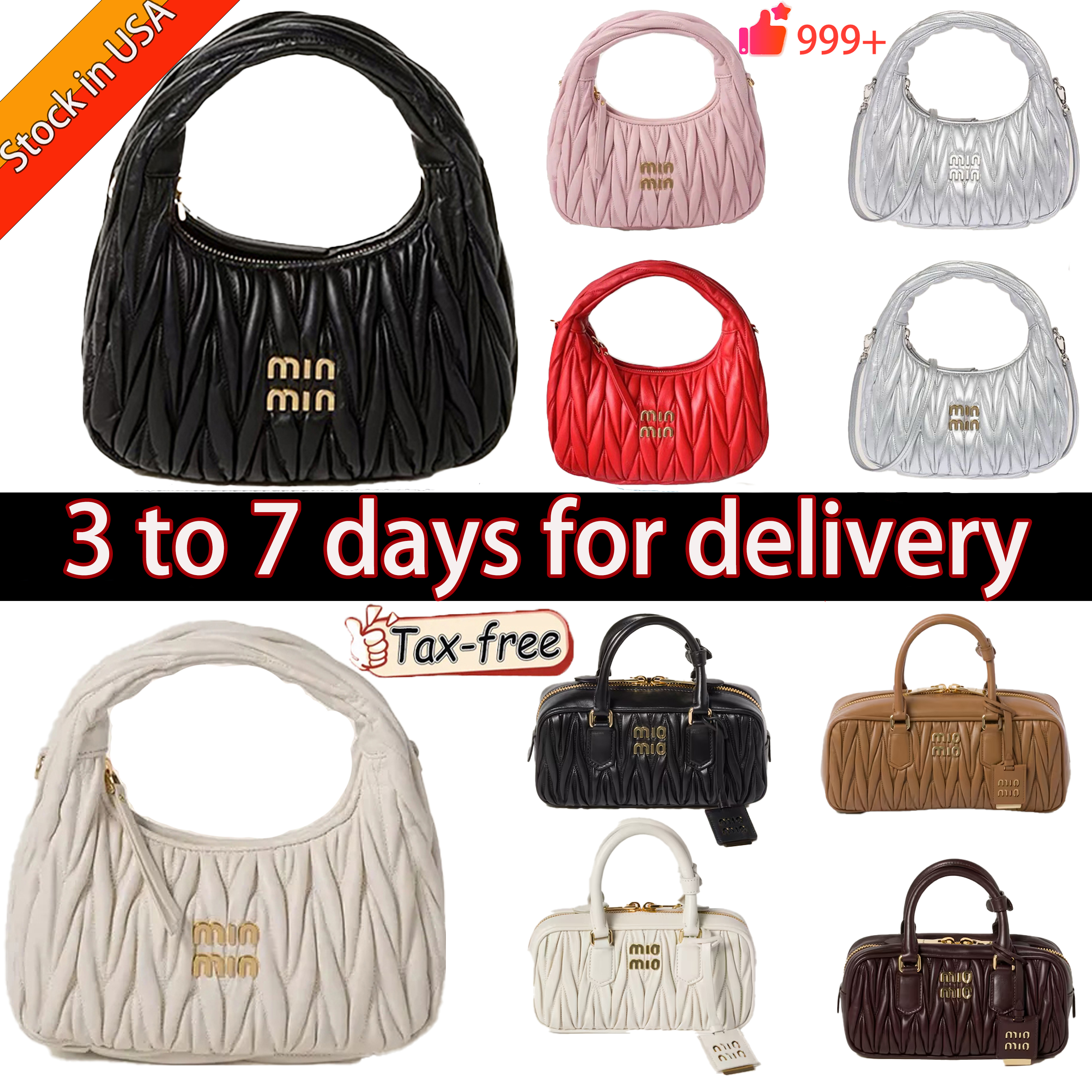 Designer Bag Tote Bag Handbag High-Quality Nappa Leather Women's Shoulder Bag Luxury Bag Hobo Bag Wallet Detachable Strap Mini Bag Purse