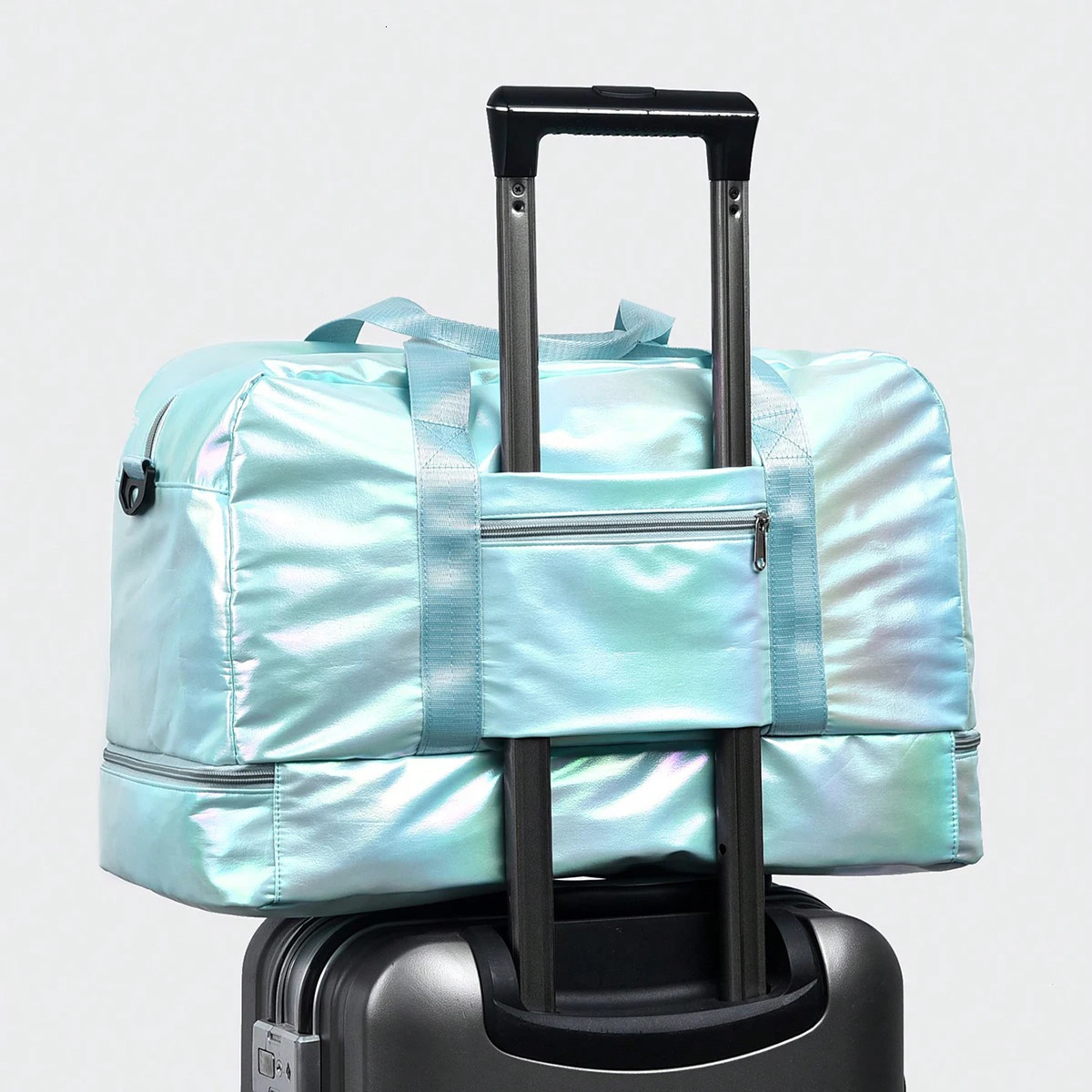 Gorgeous colorful holiday luggage travel duffel bag large capacity fitness sports yoga bag hospital weekend carryon handbag 250903