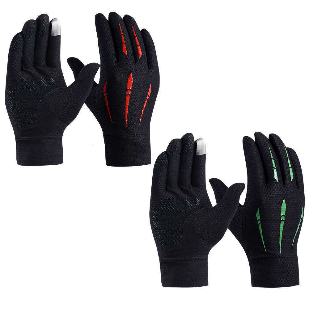 Outdoor Sports Quick-Dry Mountaineering Breathable Lightweight Touchscreen Motorcycle Bicycle Summer Ice Silk Cycling Gloves