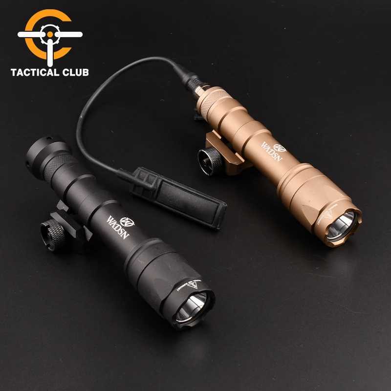 WADSN M600C M600 Tactical SF Airsoft Flashlight Scout Light Pistol Torch Fit 20mm Picatinny Rail AR15 Rifle Weapon Gun LightXJ250905