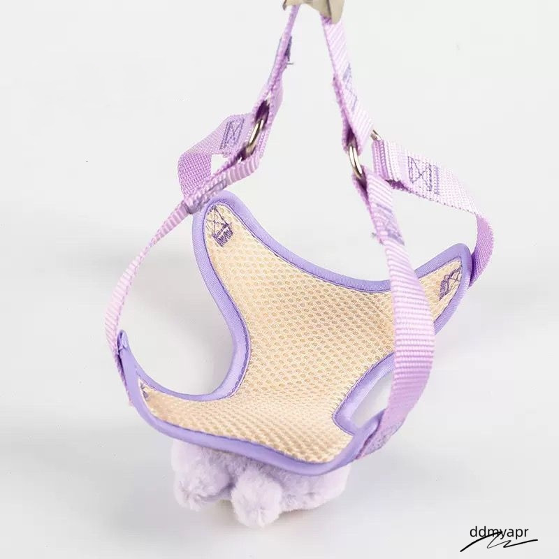 Labubu Dog Leash, Step-In Soft Mesh Puppy Vest With Cute Patterns And Ddmydec Doll Decorations, Breathable Pet Harness For Small Sized Dogs B142 Ddmyd