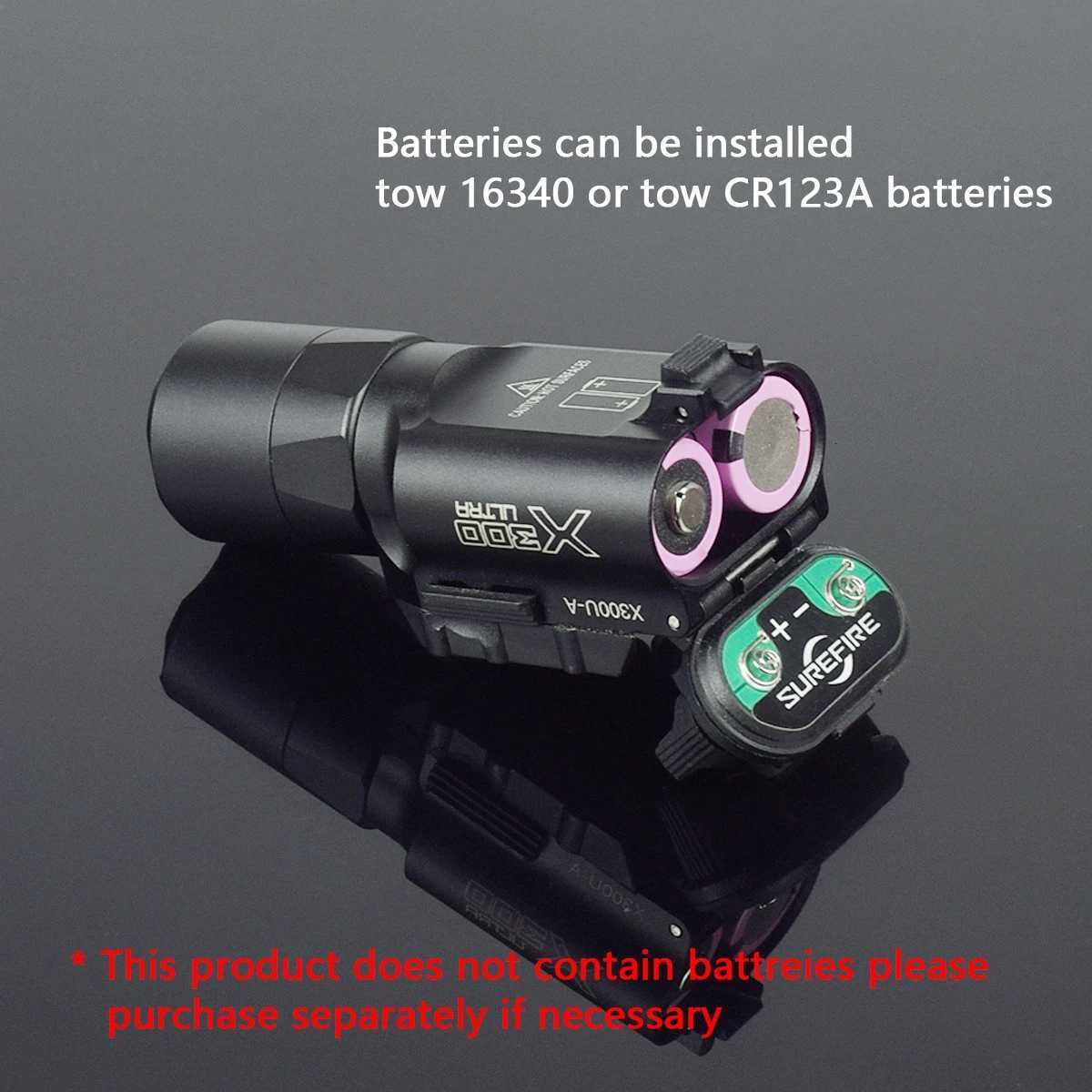 Tactical Flashlight X300 X300U X300UHB XH35 X300V IR Pistol Scout Light Airsoft Gun Light Strobe Constant MomentaryXJ250905