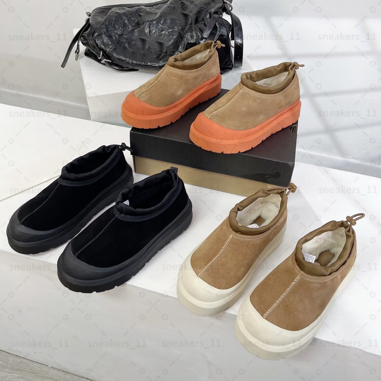 Tasman Weather Hybrid Slippers Ultra Mini Boots Tous Gender Men Femmes Tazz Tazp Rain Rain Classic Classinet Orange Sheeps Winter Winter Slip-On