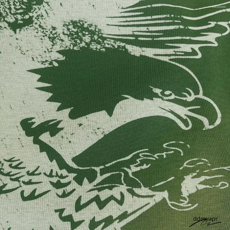 Men's Dress Shirts ddmyday American Retro Gothic Fashion Summer Casual Hip-Hop Splicing T-Shirt Personalized Street Sports Top