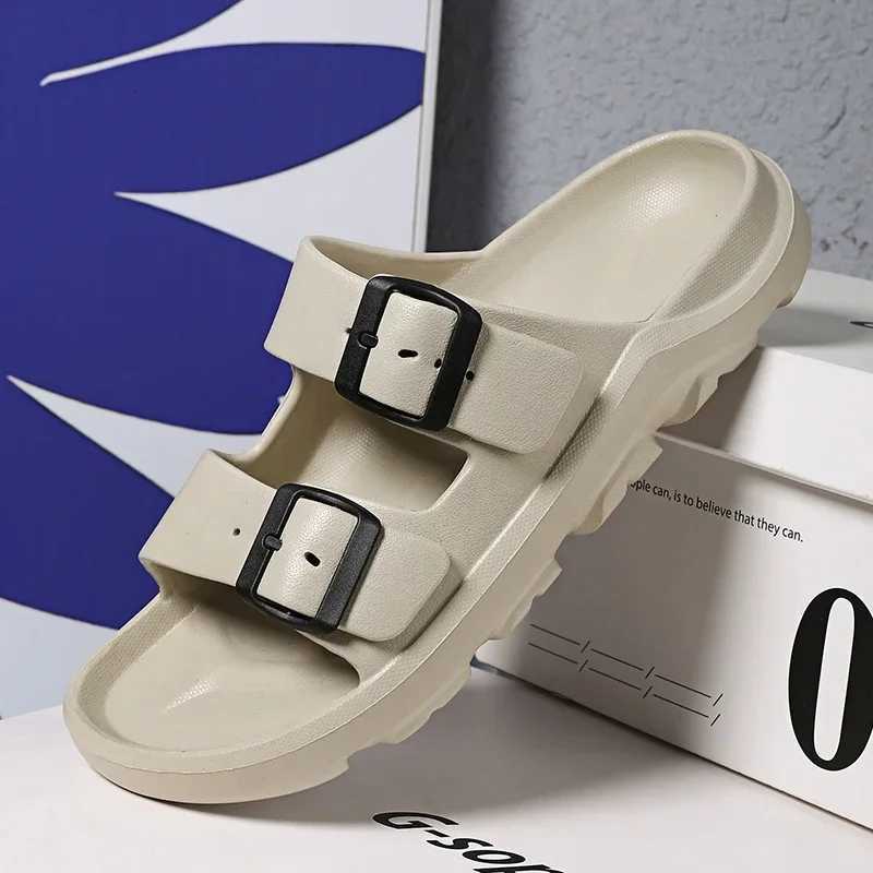 Summer Rubber Beach Slippers Slides Slip On Sandals Indoor Home Shoes Outdoor EVA Soft Comfortable Lightweight Big Size 47 48 W250905