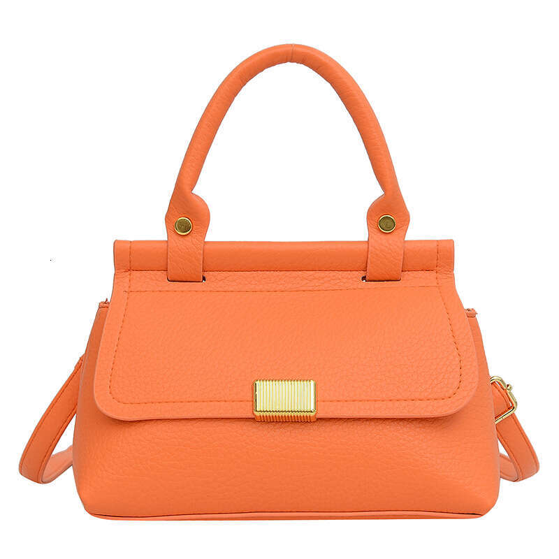 Lychee Texture Handbag 2023 New Textured Shoulder Simple Casual Crossbody Bag for Women