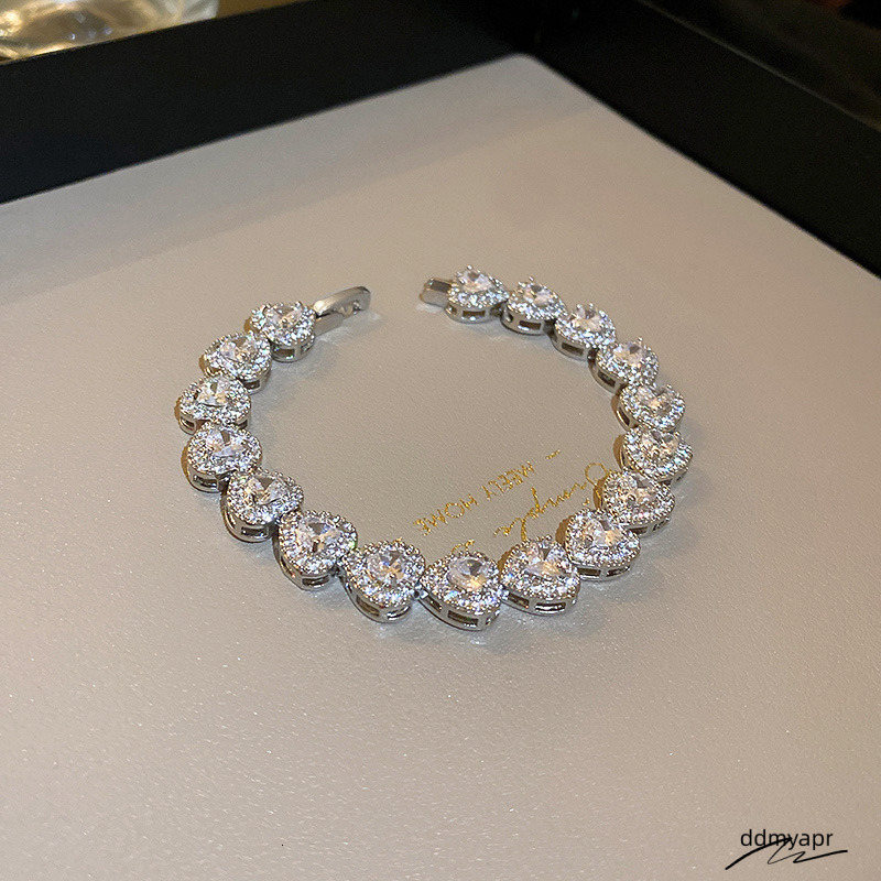 Choucong Brand Wedding Bracelet Jewelry Sterling Sier Fill Multi Color 5A Cubic Zricon CZ Dia Gemstones Party Women Charm ddmyday For Lover Gift