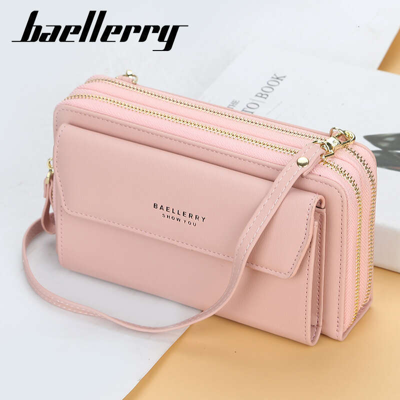 New Women's Crossbody Korean Style Ins Fashion Versatile Exquisite High-end Multi-card Slot Shoulder Phone Bag