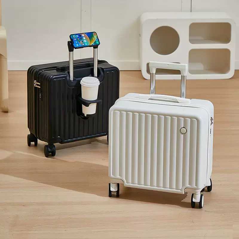 18Inch Luggage 2025 Fashion Small Luggage Lightweight Travel Trolley Case with Combination Lock Z250905