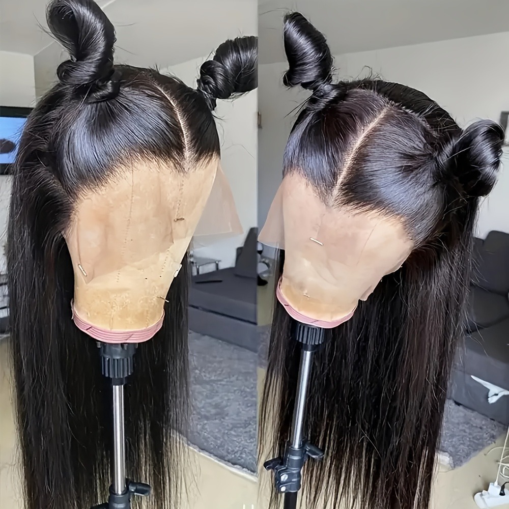 Ombre Blonde Wig 13x6 HD Lace Front Wigs 200% Density Straight Human Hair Wig Pre Plucked Lace Frontal Wig 13x4 360 Full Lace Wigs for Black Women