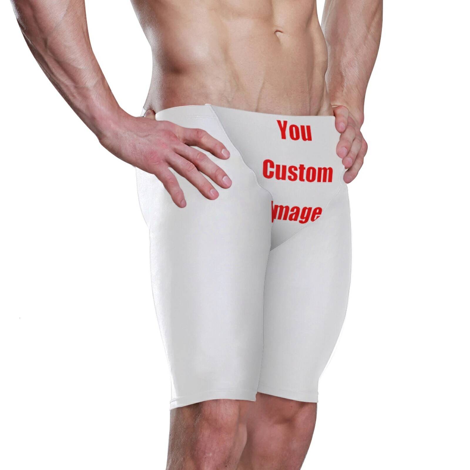 Men Swimwear Tight Swim custom pattern Quick Dry Mens Swimsuit Boys Beach Shorts Swimming Trunks Pants