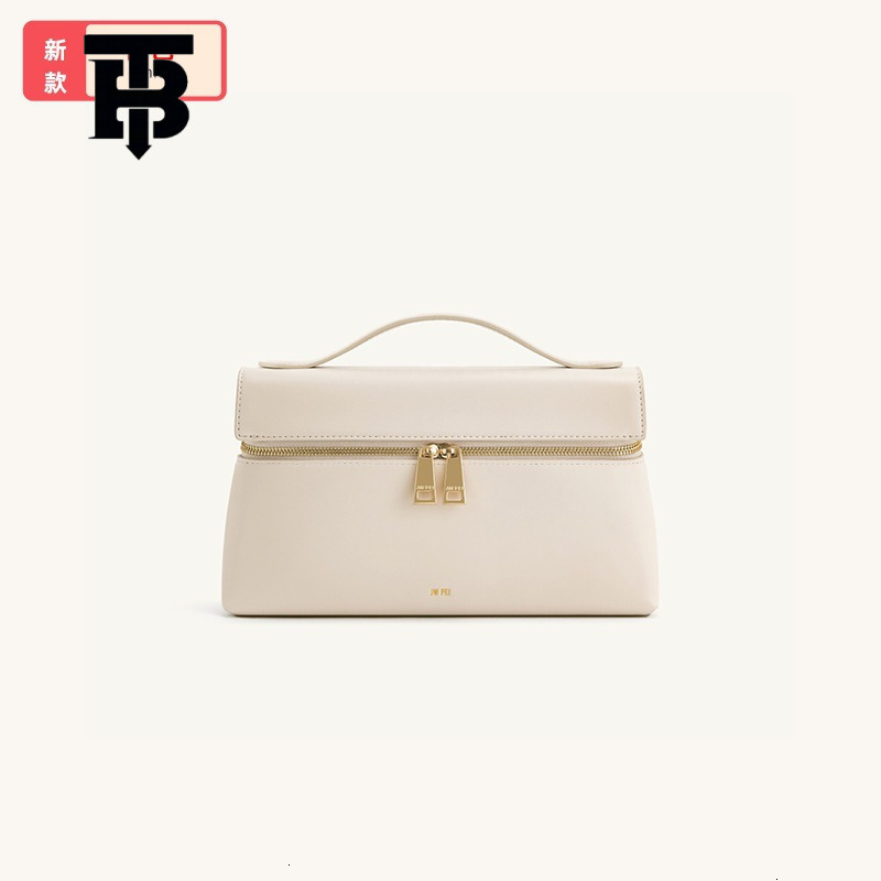 Luxury Bag TB BHULAMTE Designer Bag Cross-border JWPEI Lunch Box Bag New Niche Design Shoulder Bag Crossbody Bag Handbag Tote Bag Genuine Leather Wome