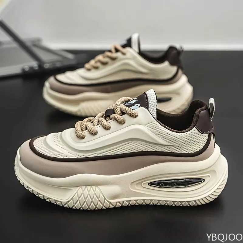 Spring Autumn New Thick Soled Shoes Are Lightweight Comfortable Trendy Casual Sporty Fashionable WearResistant Mens Shoes Z250905