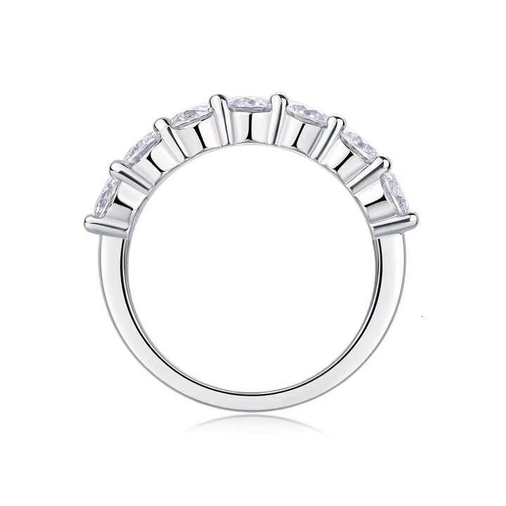 VOAINO With GRA Certificate Luxury VVS D Color Lab Diamond Ring for Women Wedding Band