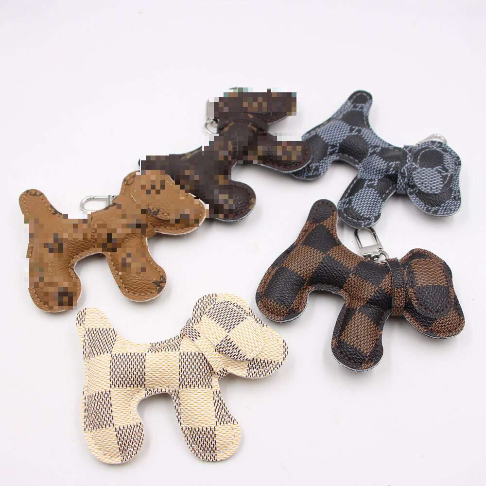 DHEssentials 2025 3D Bulldog Faux Leather Charm, Kawaii Animal Pendant, Korean-Japanese Style, Bag/Phone Decor, Multi-Colors