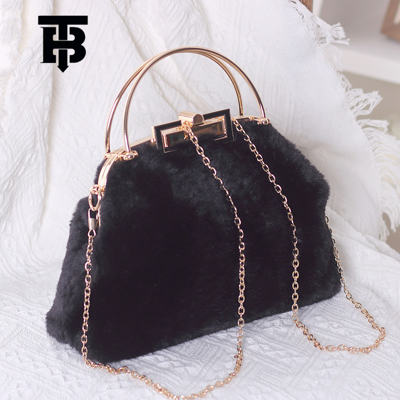 TB BHULAMTE Designer Bag Real Fur Rex Rabbit Fur Luxury Bag Fashionable Stylish 2024 Spring New Trendy Women's Bag Handbag Shoulder Crossbody Cha