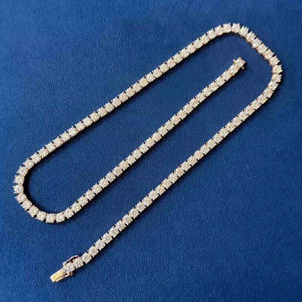 Hot Sale Moissanite Dia Tennis Chain for Hip Hop Enthusiasts or Jewelry Collectors Available at Best Price