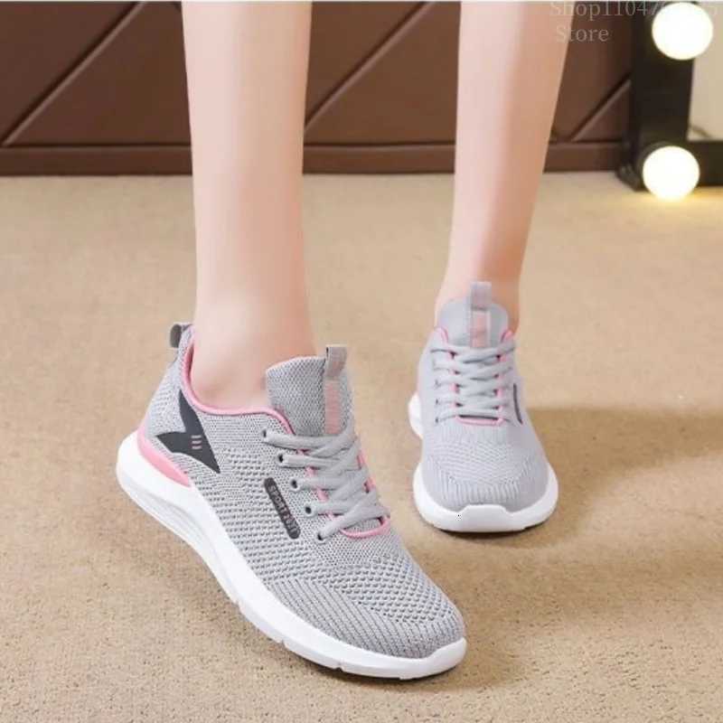 Spring and Autumn MultiFunction Soft Sole for Womens Sneakers Comfortable Casual Running Shoes Breathable and AntiSlip Z250905