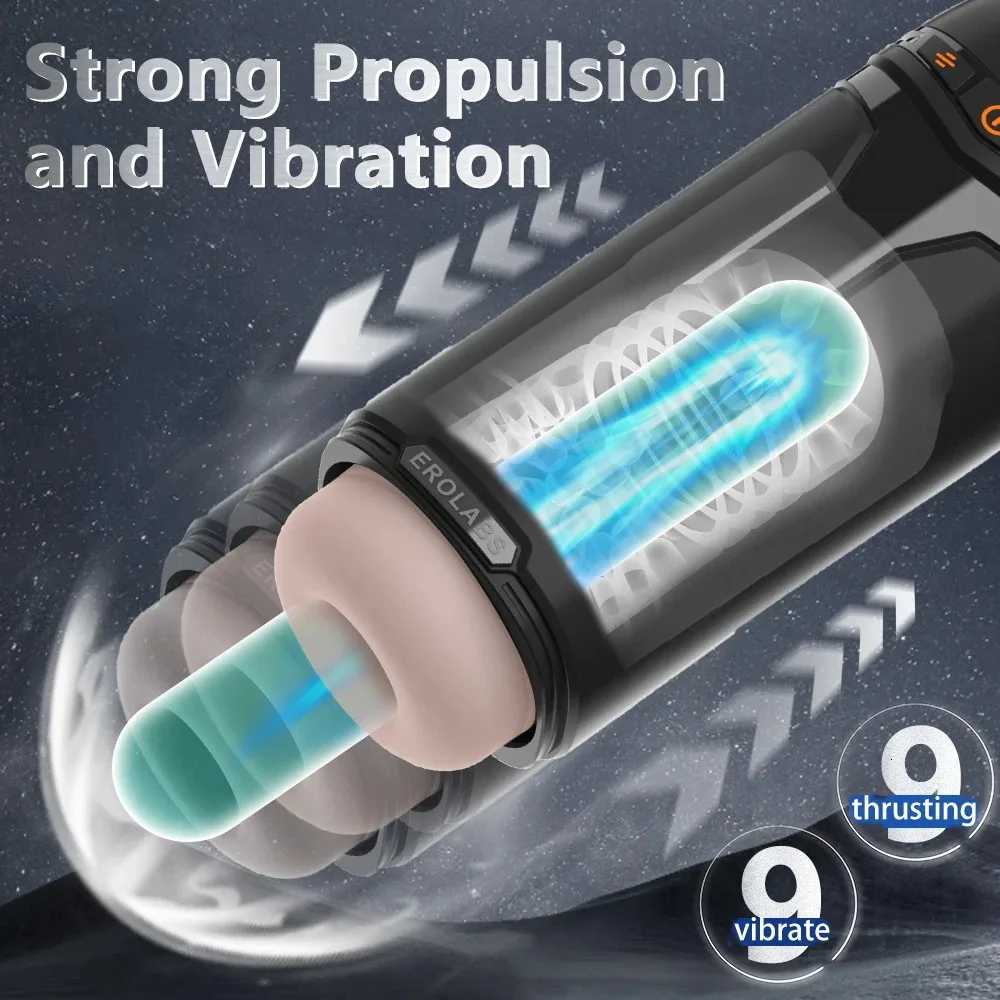 APP Controlled Telescopic Vacuum Sucking Vibrating Male Masturbator Fully Automatic Male Masturbation Cup Penis ExerciserXJ250905