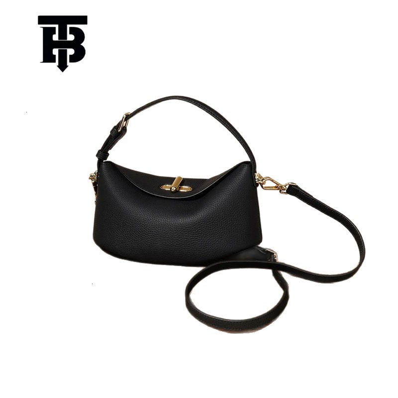 TB BHULAMTE Designer Bag 2025 Lightweight Casual Single Shoulder Bag Genuine Luxury Bag Leather Fashion Simple Women's Crossbody Bag Cowhide Vers