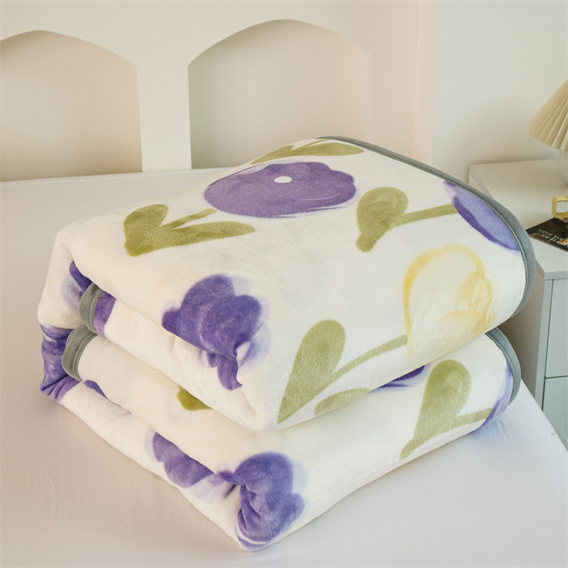 Free shipping fashionable and comfortable plush blanket Falei velvet coral milk velvets blanket wrapped sofa blanket office nap cover blanket