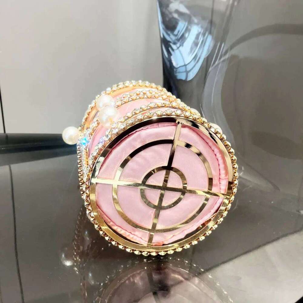 Designer Bags Handmade Rhinestones Evening Clutch Bag Purses And Handbag Designer Shoulder Shiny Crystal Clutch Purse Bucket Bag Luxury Bag