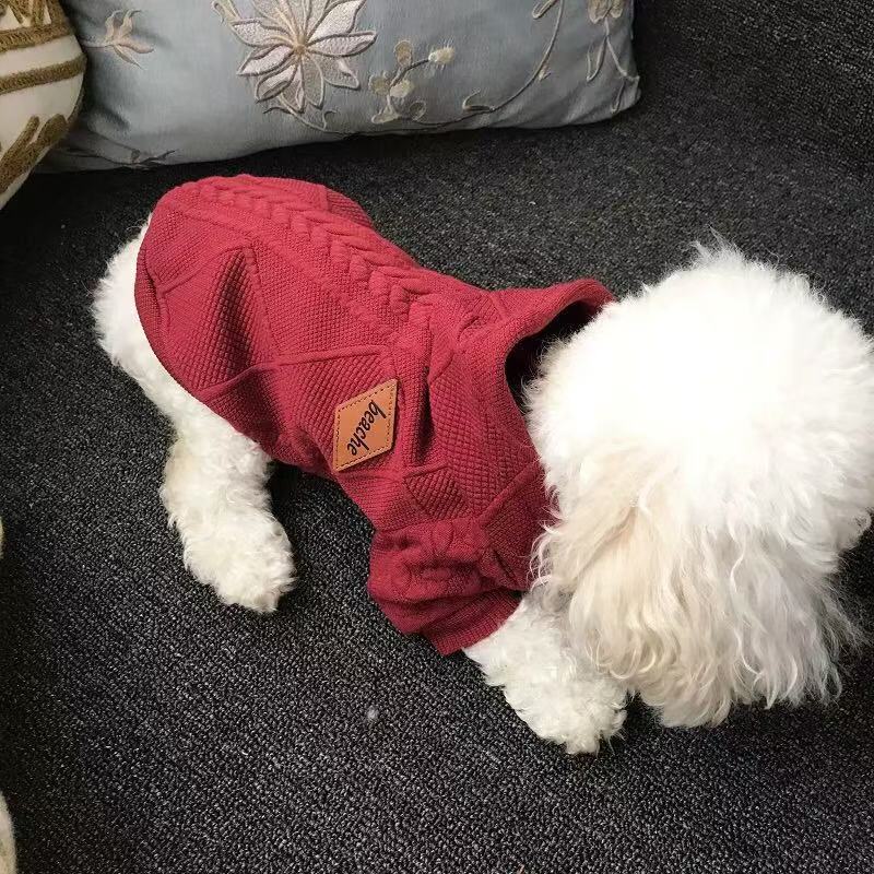 T1130 Home dog clothes autumn four-legged clothes autumn and winter Teddy Bichon belly clothes small dog puppy Maltese pet autumn
