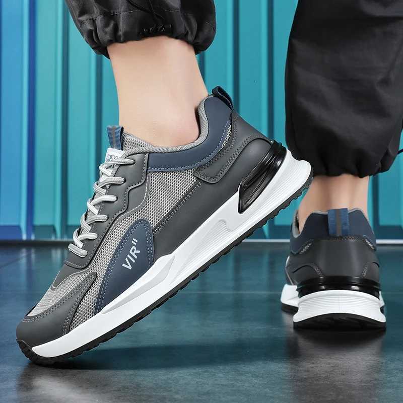 Mens Shoes Four Seasons Breathable Soft Bottom NonSlip Mesh Casual Sports Shoes Outdoor Running Shoes Fashion Student Sneakers Z250905