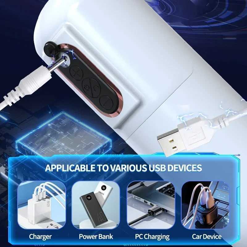 Automatic Thrusting Male Masturbator Tight Silicone Vagina Sex Toys for Men Adjustable Frequency Hands Free Pocket Pussy MachineXJ250905