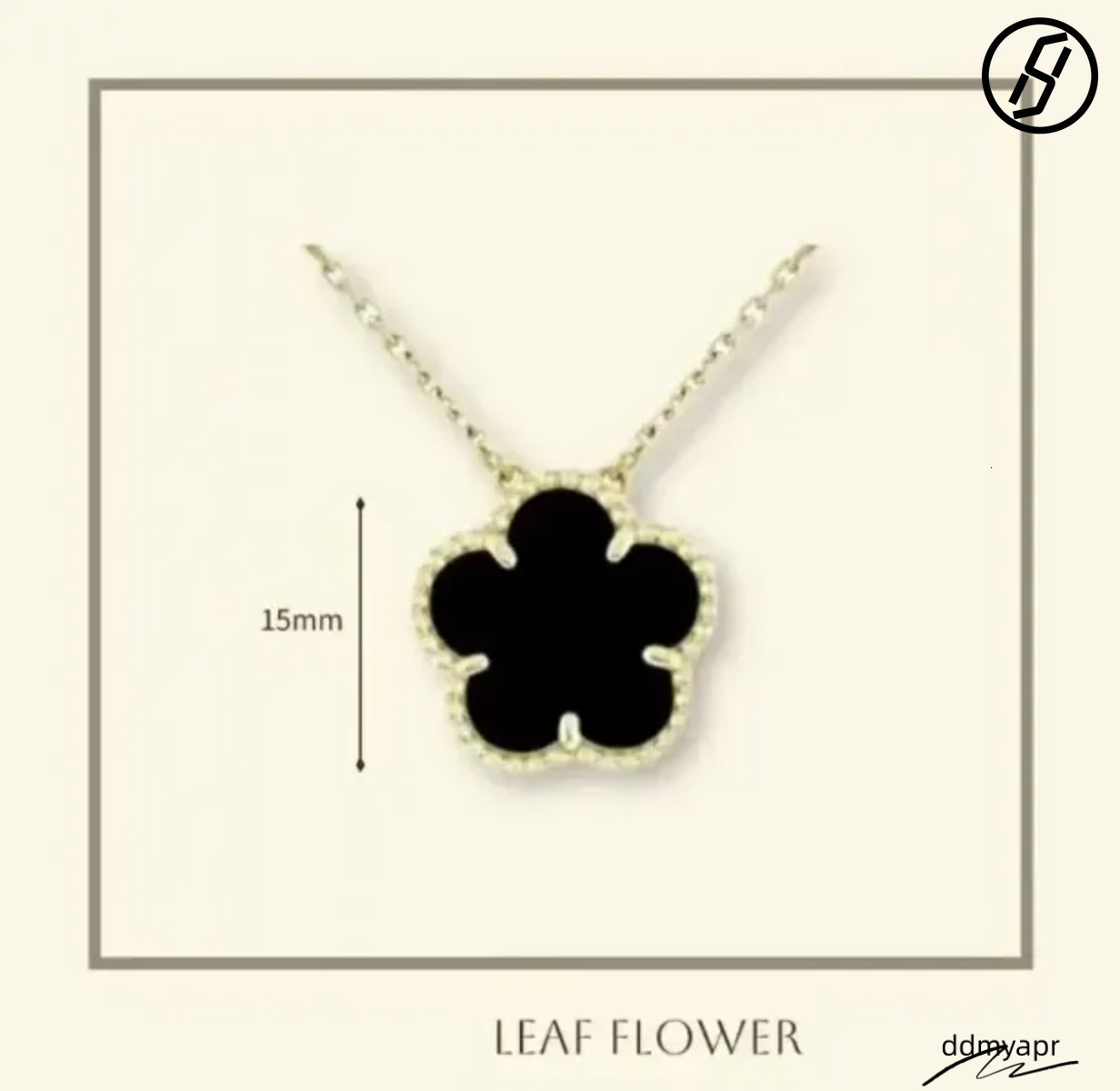 Four Leaf Clover High Quality Pendant ddmyday Necklace Pearl Mother Plated Gold Necklaces For Women Girl Valentine's Day Engagement Designer Jewe