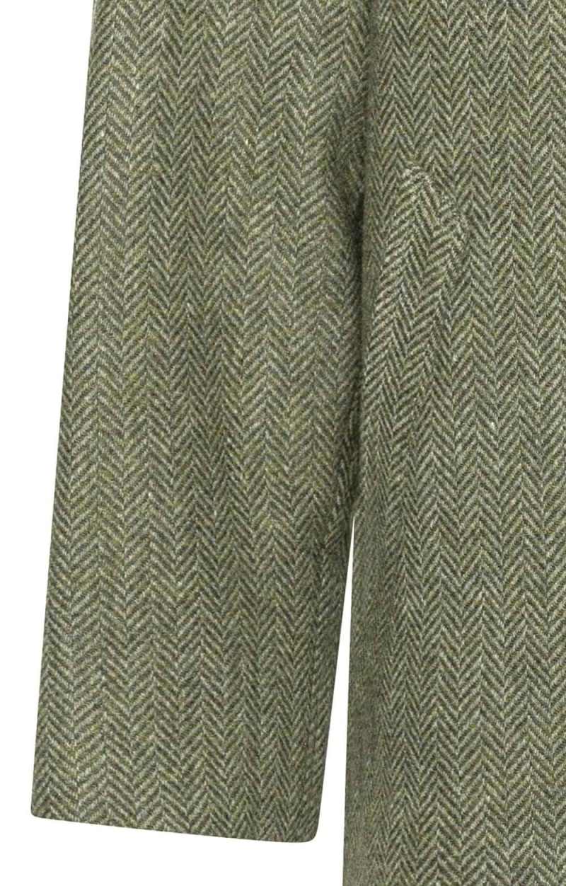 Vintage Men Long Coat Herringbone Single Breasted 1 Piece Overcoat Outdoors Winter Warm High Quality Mens Suits Customized