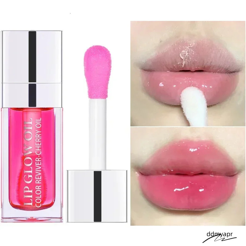 Plumping Oil 6Ml - Moisturizing Gloss Transparent ddmyday Glaze Hydrating Lip Plumper Makeup Liquid Lipstick