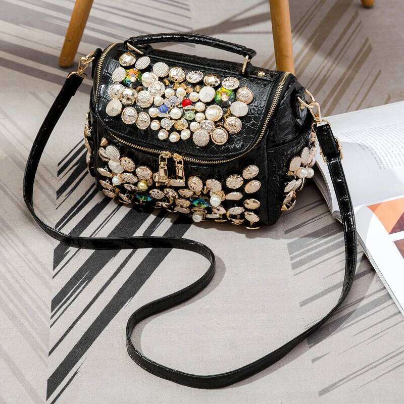 Designer Bags Handbag For Women Purses And Handbag Designer Handmade Women's Bag Casual Black Bucket Female Messenger Shoulder Bag New Luxury Bag