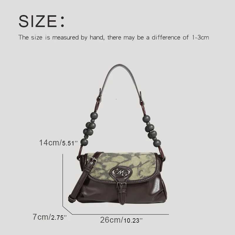 England Style Bags For Women Designer Handbags And Purses 2024 New In PU Beading Sequined Letter Small Underarm Shoulder Z250903