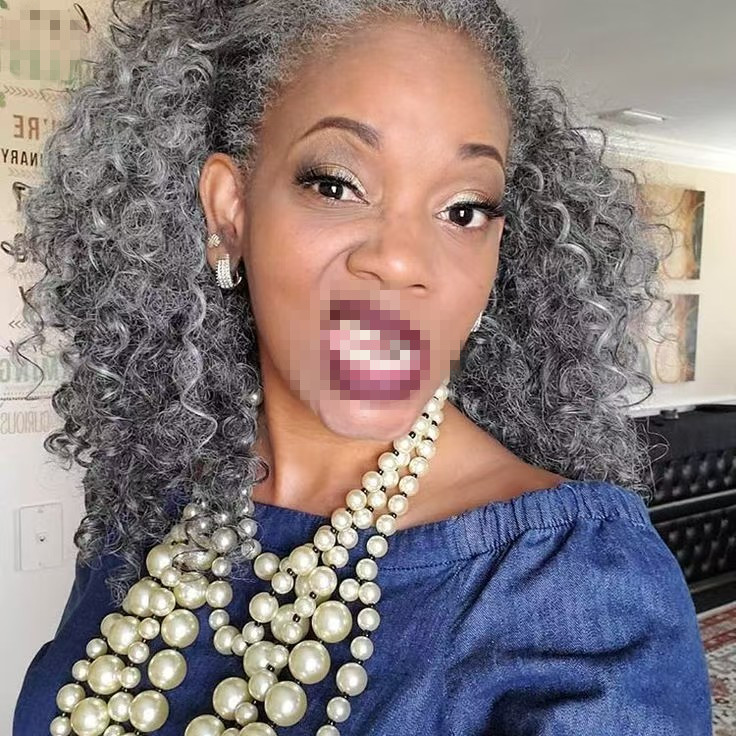 3c 4A Long gray Kinky curly human hair ponytail extension hairpiece with drawstring clip ins natural gorgeous 140g 120g 1pcs women hair piece