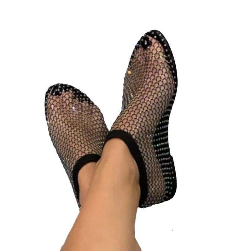 Women's Round Toe With Dia Short Boots, Summer Sexy Large Size Flat Bottom Hollow Sandals For Women