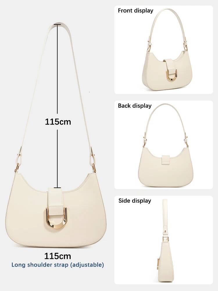 Zency Women's Charming Leather Shoulder Bag Designer Handbag With Top Handle