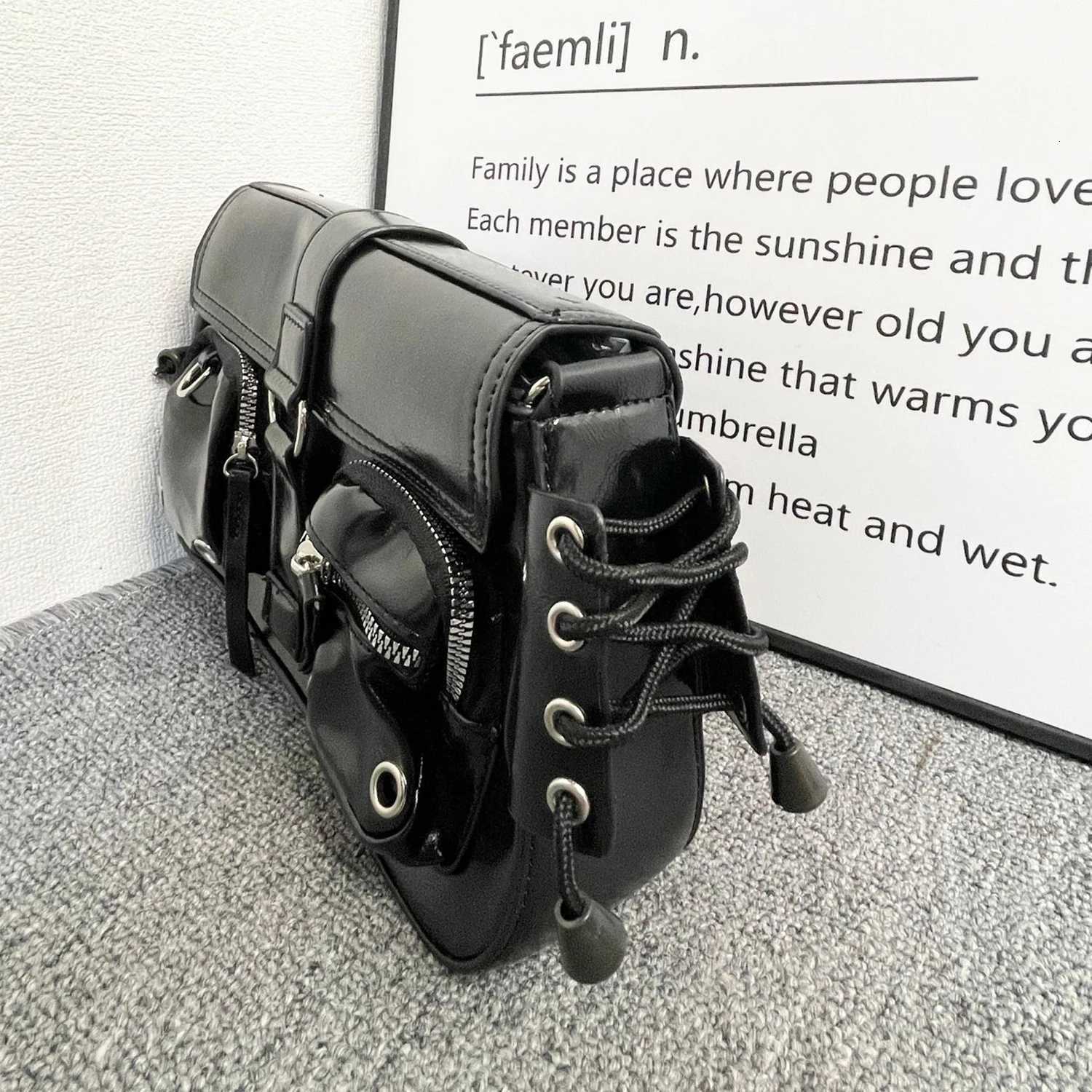 Handbags For Women Designer Purses Multiple pockets Underarm Shoulder Bags PU Leather Ladies messenger Bag black totes Z250903