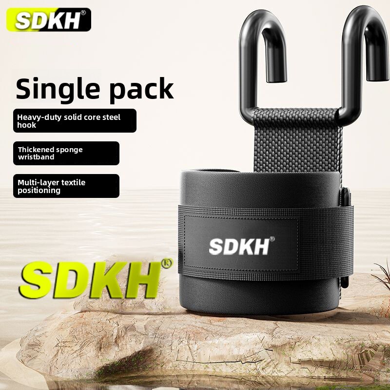 Bar Pull-up Assist Weightlifting Deadlift Strength Training Wrist Support Hook Stretching Lumbar Traction Device