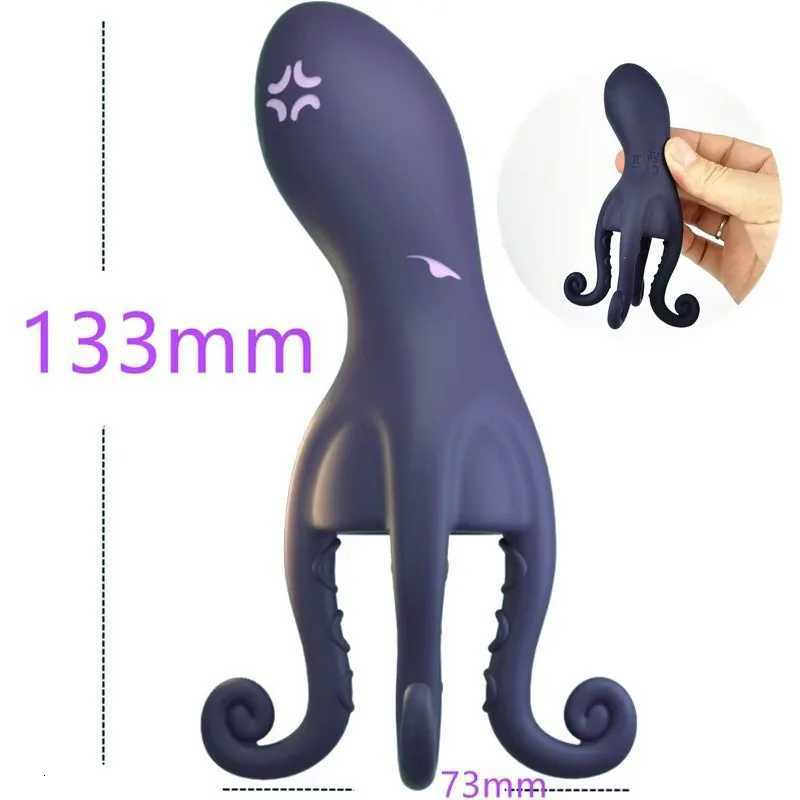 Octopus Glans Trainer Powerful Vibrating Penis Male Masturbator Vibration Massage APP Remote Control Sex Toys for MenXJ250905