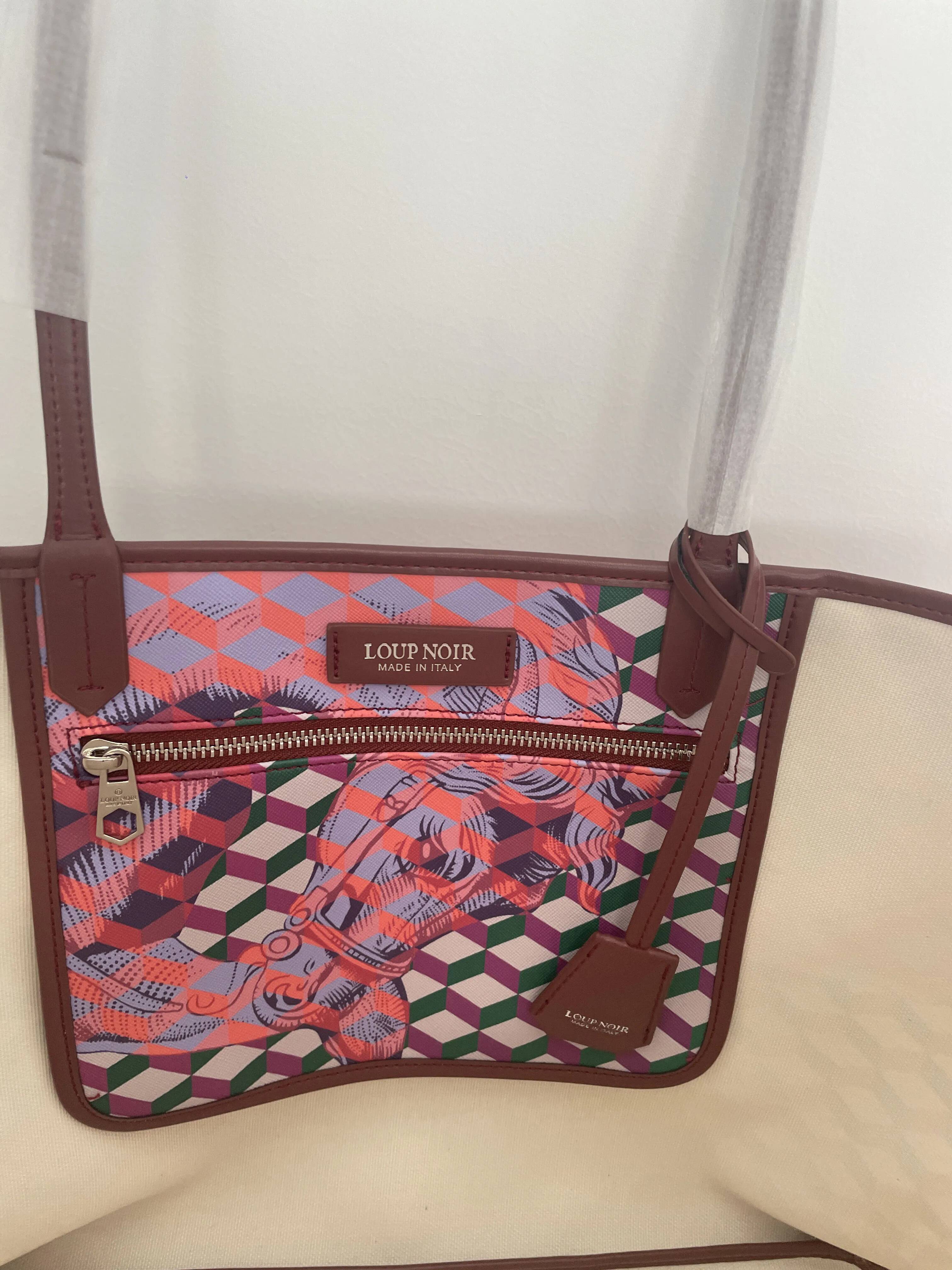 LOUP NOIR New High Quality Famous Brands Tote for Casual Totes Large Capacity Row Bag Shoulder Women Bags high-quality