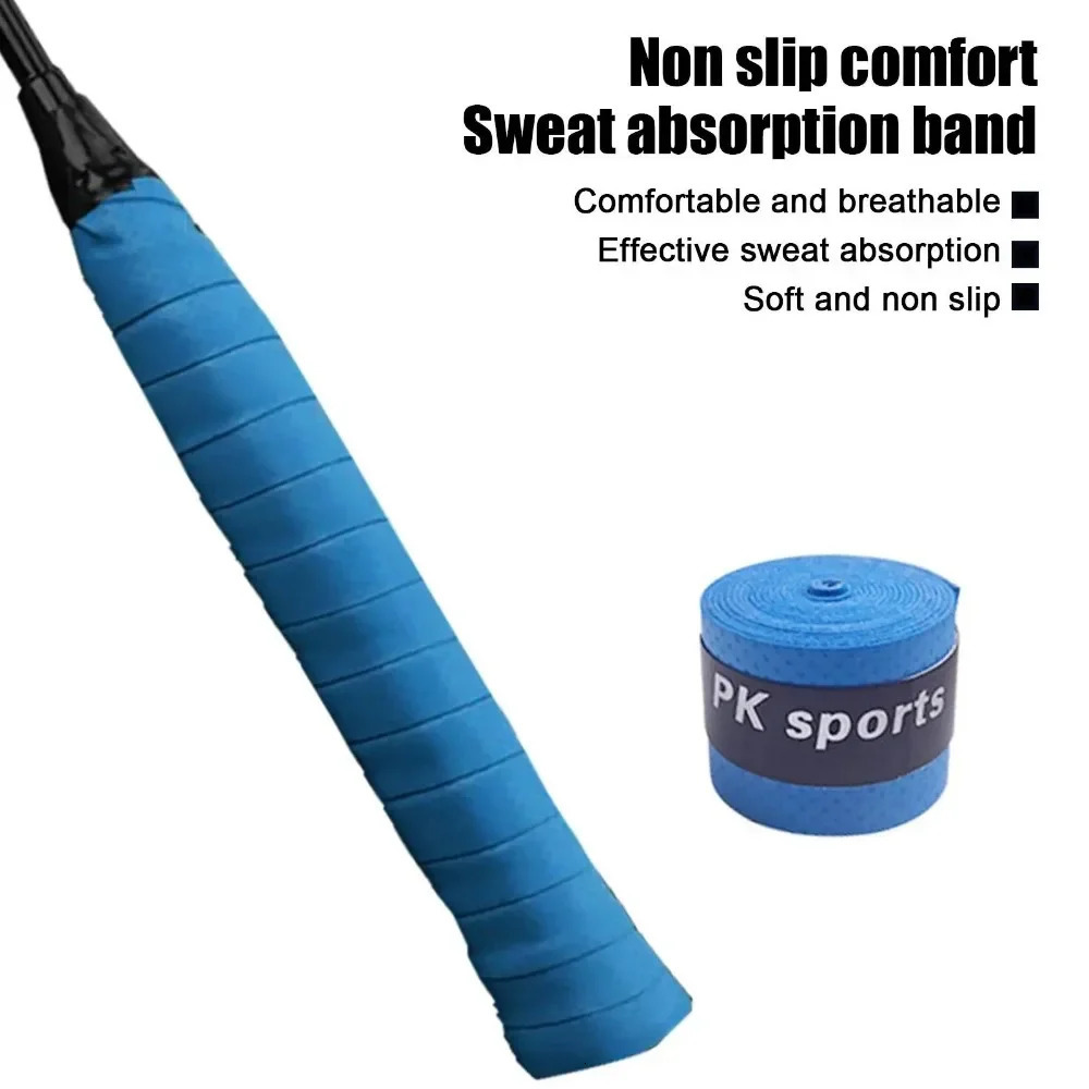 Tennis Racket Grip Tape PU Absorbent Tennis Racket Badminton Grip Tape Anti Slip Tennis Accessories sweatband 250905